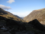 SX20581 Looking down Afon Nant-Peris at Snowdon.jpg